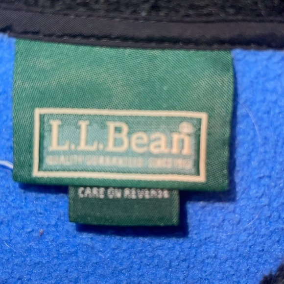 LL Bean Polartec Fleece Lined Jacket - size large. E - Picture 3 of 9